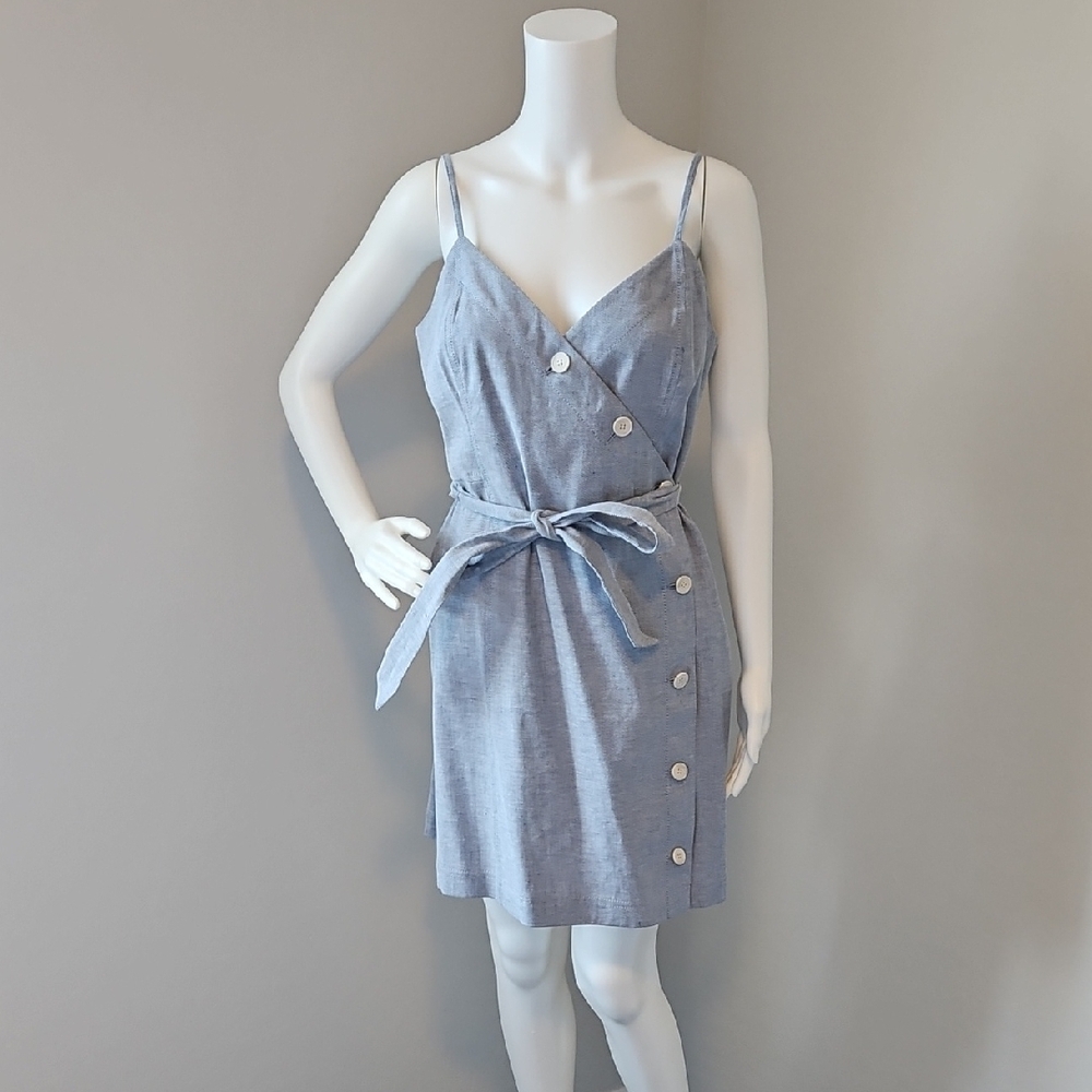 Banana Republic Chambray Wrap Dress